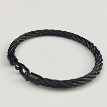 Black Steel Men’s Bangle